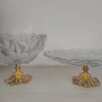 میوه خوری و شیرینی خوری کریستال ایرانی