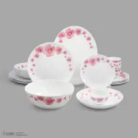 سرویس غذاخوری اوپال 26 پارچه 6 نفر مورانو گل نوش