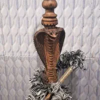 قلیان طرح مار چوب گردو