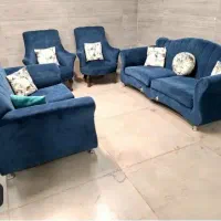 مبل راحتی آبی 10میلیون تومان