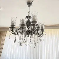 لوستر ۸ شاخه برنزی