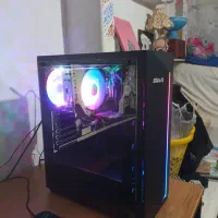 کیس گیمینگ و مانیتور ۲۴ اینچ asus