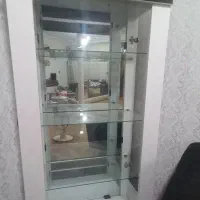گنجه ی  سه طبقه سفید مشکی