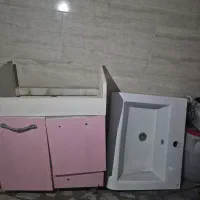 کاسه روشویی به همراه کابینت زیرش
