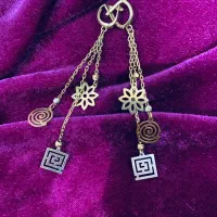 گوشواره پلاک دار
