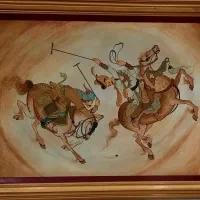 تابلو چوگان استاد فرشچیان