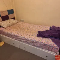 تخت یک نفره همراه تشک رویال
