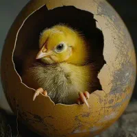 نیمچه مرغ و جوجه