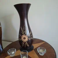 گلدان چوبی