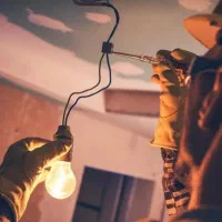 خدمات برقکاری  نصاب لوستر هالوژن اتصالی سرویس کولر