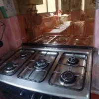 گاز ۵ شعله فر دار استیل تاکنو گاز