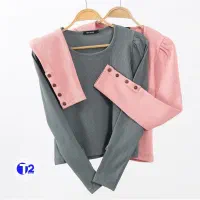 بلوز کبریتی آستین چهار دکمه