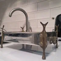 منقل عتیقه پایه برنجی