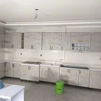 نصب کابینت پیش ساخته گاز هود و سینک