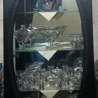 ویترین آینه ای کنده کاری شده