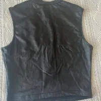 تاپ چرم مشکی وارداتی