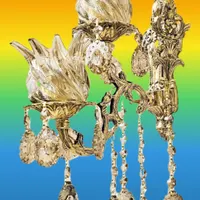دیوارکوب لوستر فانوس برنز|چراغ خواب و آباژور|تهران, ملک‌آباد|دیوار
