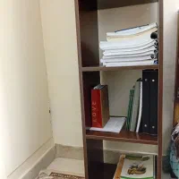 قفسه ام دی اف قهوه ای کاملا نو و سالم بدون پشت