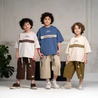 تیشرت شلوارک باکسی اسپرت