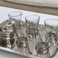 استکان و سینی سوفله خوری