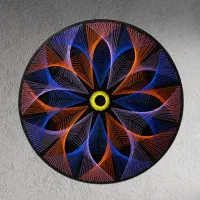میخ و نخ» (String Art)