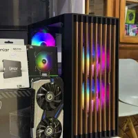 کیس گیمینگ I313100F گرافیک RTX2060Super قاب چوبی