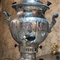 سماور ۴ لیتری قلمکاری شده برند البرز