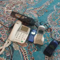 تلیفون زمینی وبی سیم با دستگاه