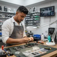 تعمیرات موبایل تحویل در محل میناب