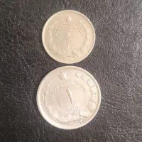سکه رضا شاه و احمد شاه