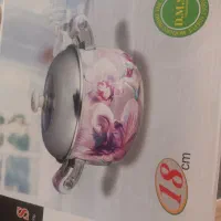 قابلمه تفلون طرح گل ست