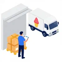 انباردار آقا در شرکت بستنی