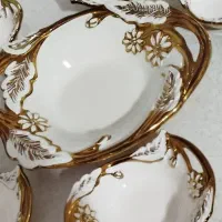 سرویس آجیل خوری آنتیک طلایی