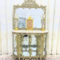 آینه کنسول برنجی