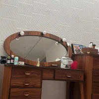 کمد و میز ارایشی چوب گردو