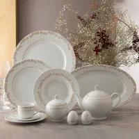 سرویس چینی زرین ایران ۱۲ نفره، ۷۴‌پارچه