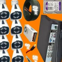 سیستم کامل دوربین مداربسته)8عددی آنالوگ ،