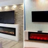 شومینه برقی صفحه لمسی