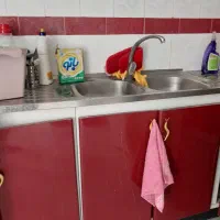 کابینت وسینک دوتایی آبگرمکن هود