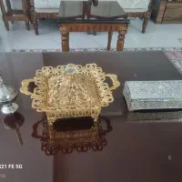 شکلات خوری یا باقلوا خوری وگلاب پاش وجا قاشقی