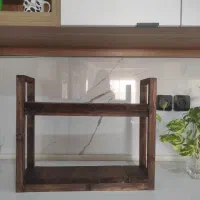 استندچوبی دو طبقه آشپزخانه