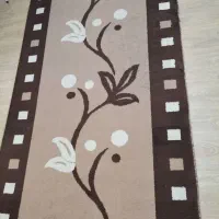 فرش کرم قهوه ای