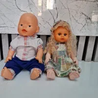عروسک بیبی بورن با کالسکه حلقه هوش پونی