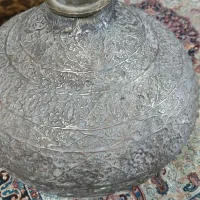 ظرف مسی زیبا و قدمتدار غرق قلم