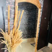 قاب آینه خانه چوبی سگ میزاتو برش باکس پاچال