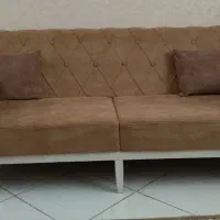 مبل ۷ نفره همراه جلو مبلی و عسلی