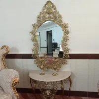 آیینه وشمعدان برنز