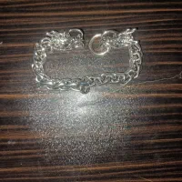 دست بند نقره ای زیبا
