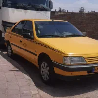 پژو ۴۰۵ تاکسی داشبورد جدید دوگانه کارخانه مدل ۹۵