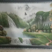 تابلو پارچه ترمه خارجی ۲متری وفرش قرانی